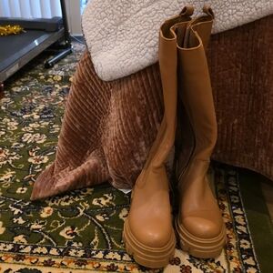 Steve Madden Women's Tan Knee-High Boots
